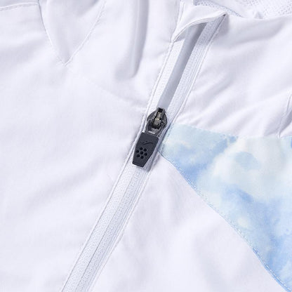 GAIA series hooded training jacket [white] 