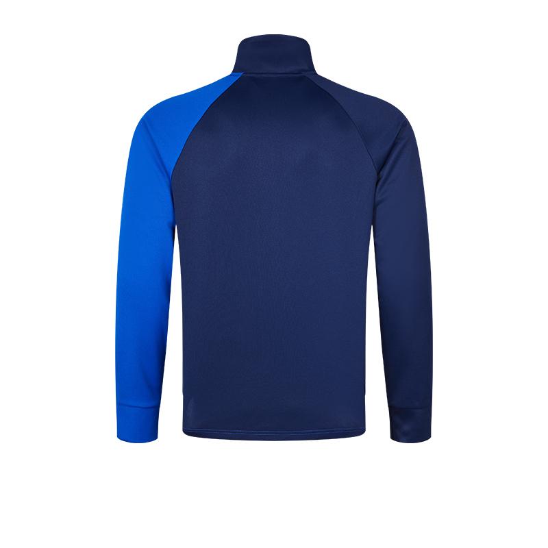 Men's knitted fitness jacket [navy blue] 