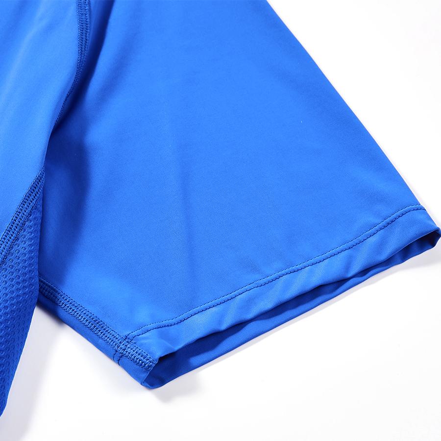Men's UPF50+ Safe Sun Protection Sports Short Sleeve [Blue]