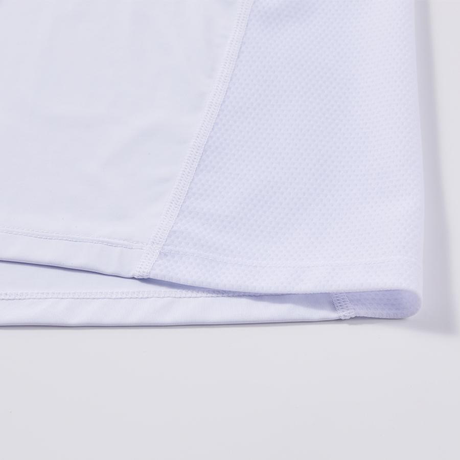 Men's UPF50+ safe sun protection sports short-sleeve [white]