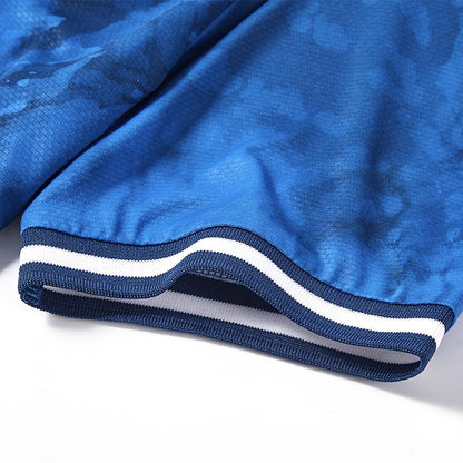 Men's GAIA series breathable camouflage football uniform [blue]