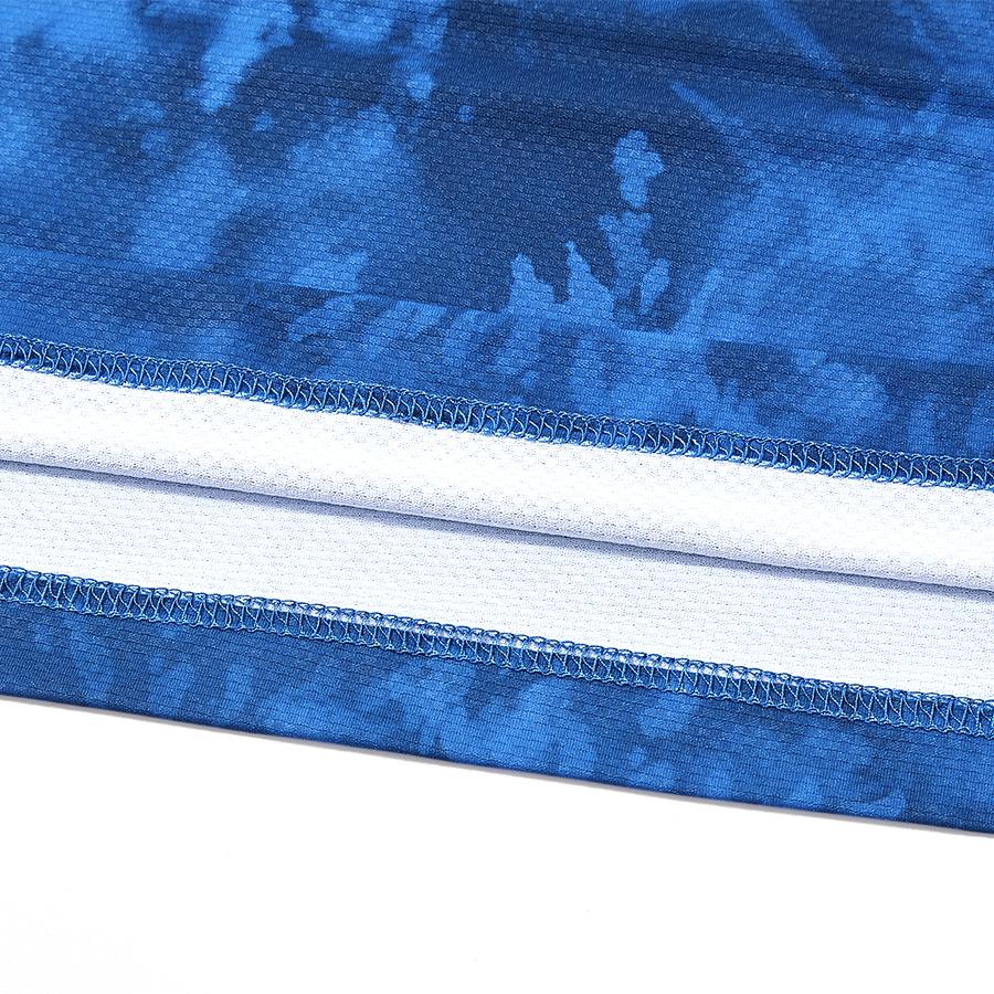 Men's GAIA series breathable camouflage football uniform [blue]