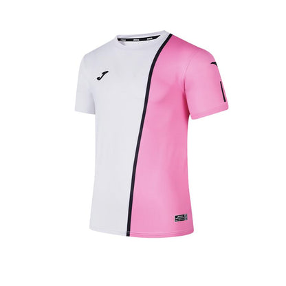 男子透氣網球T恤【粉色】