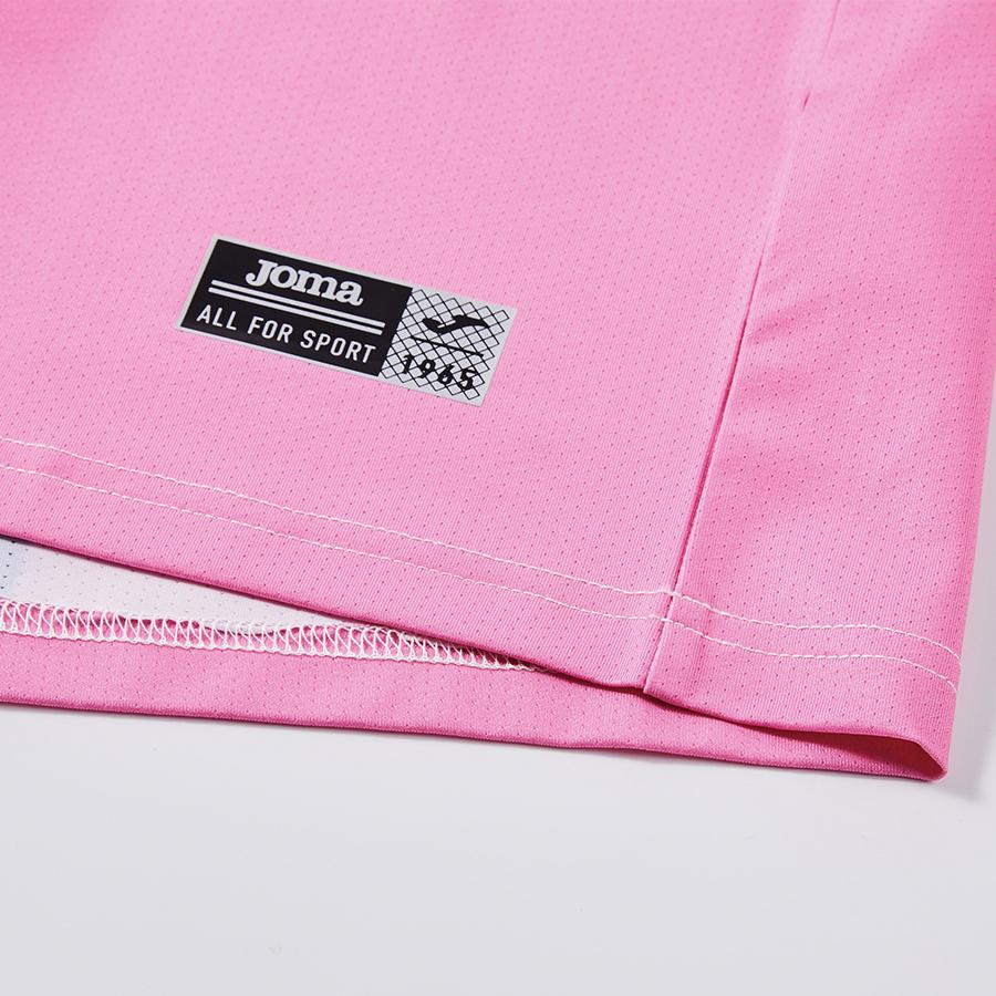 男子透氣網球T恤【粉色】