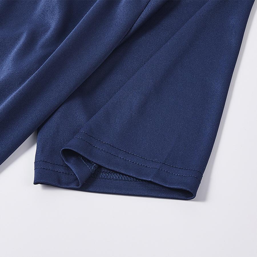 Adult quick-drying sports short-sleeve [navy blue]