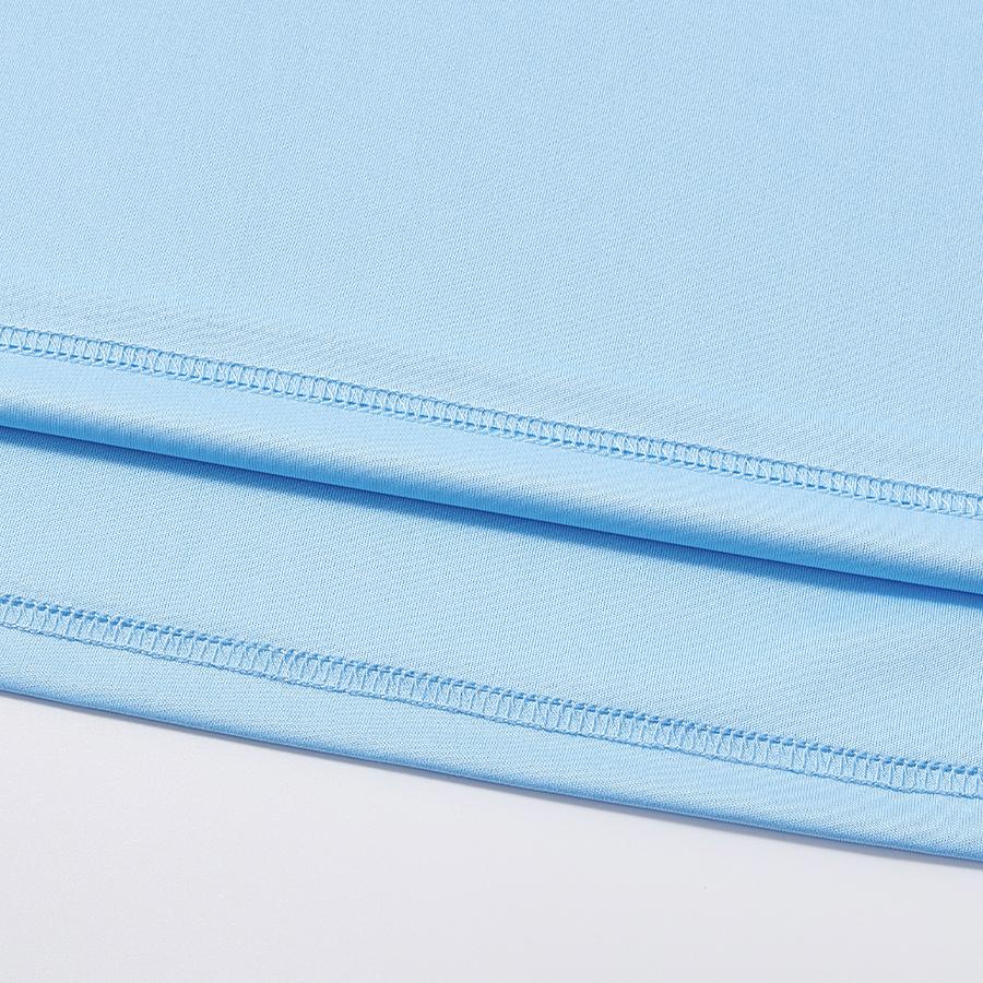 Adult quick-drying sports short-sleeve [light blue]