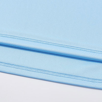 Adult quick-drying sports short-sleeve [light blue]