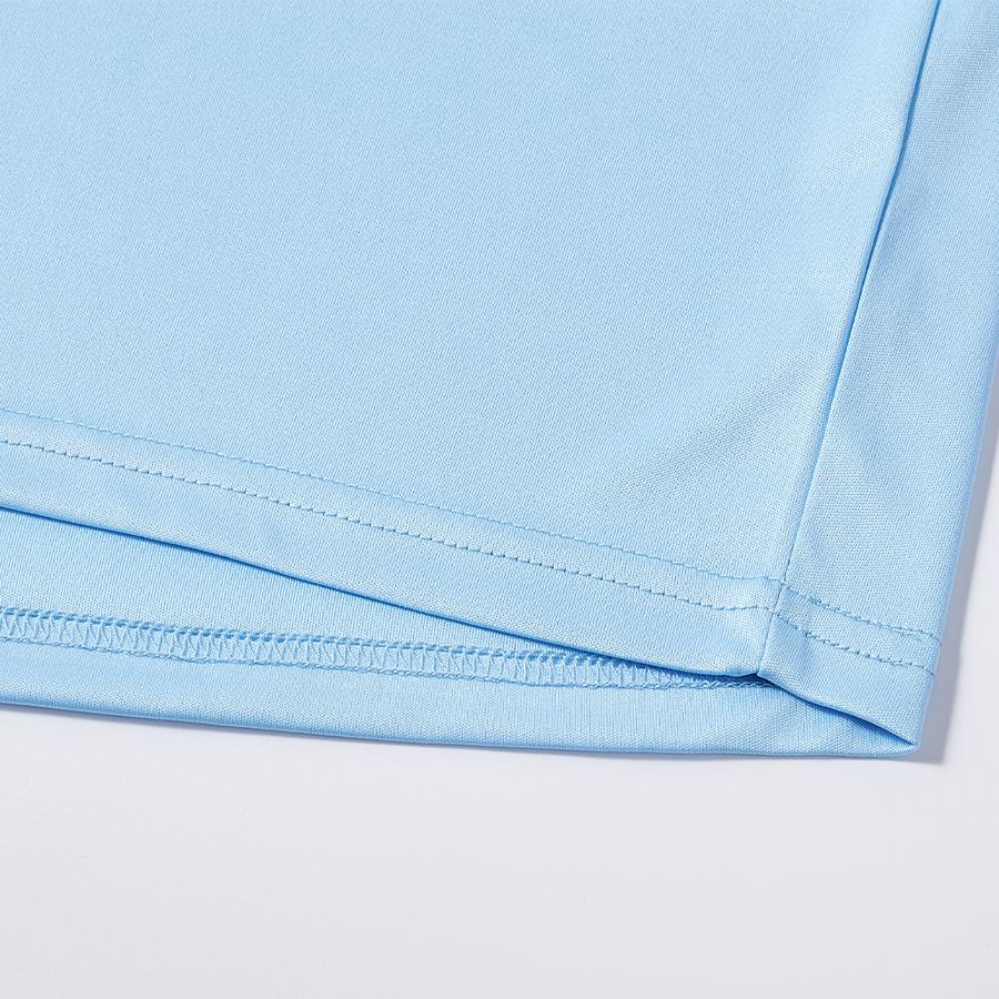 Adult quick-drying sports short-sleeve [light blue]
