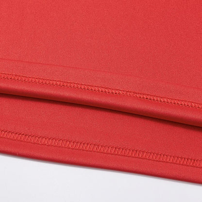 Adult quick-drying sports short-sleeve [red]