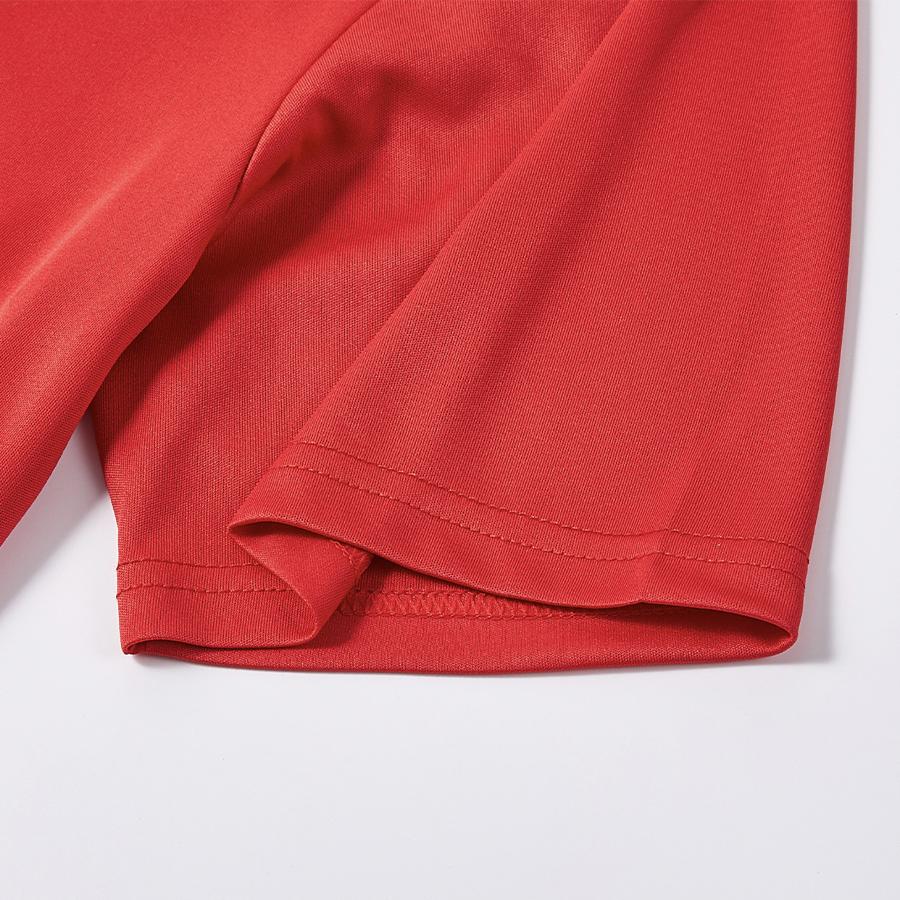 Adult quick-drying sports short-sleeve [red]