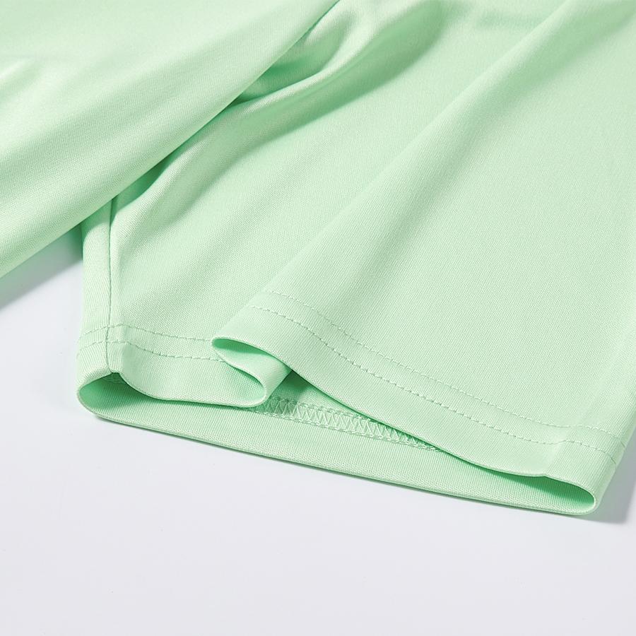 Adult quick-drying sports short-sleeve [light green]