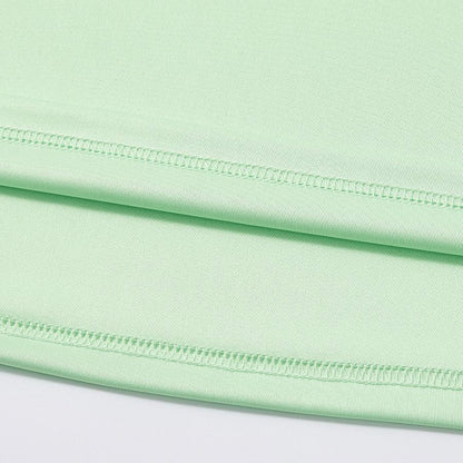 Adult quick-drying sports short-sleeve [light green]