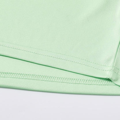 Adult quick-drying sports short-sleeve [light green]