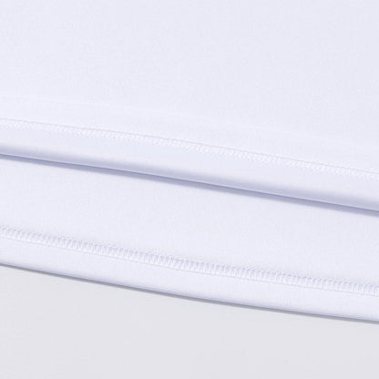 Adult quick-drying sports short-sleeve [white]