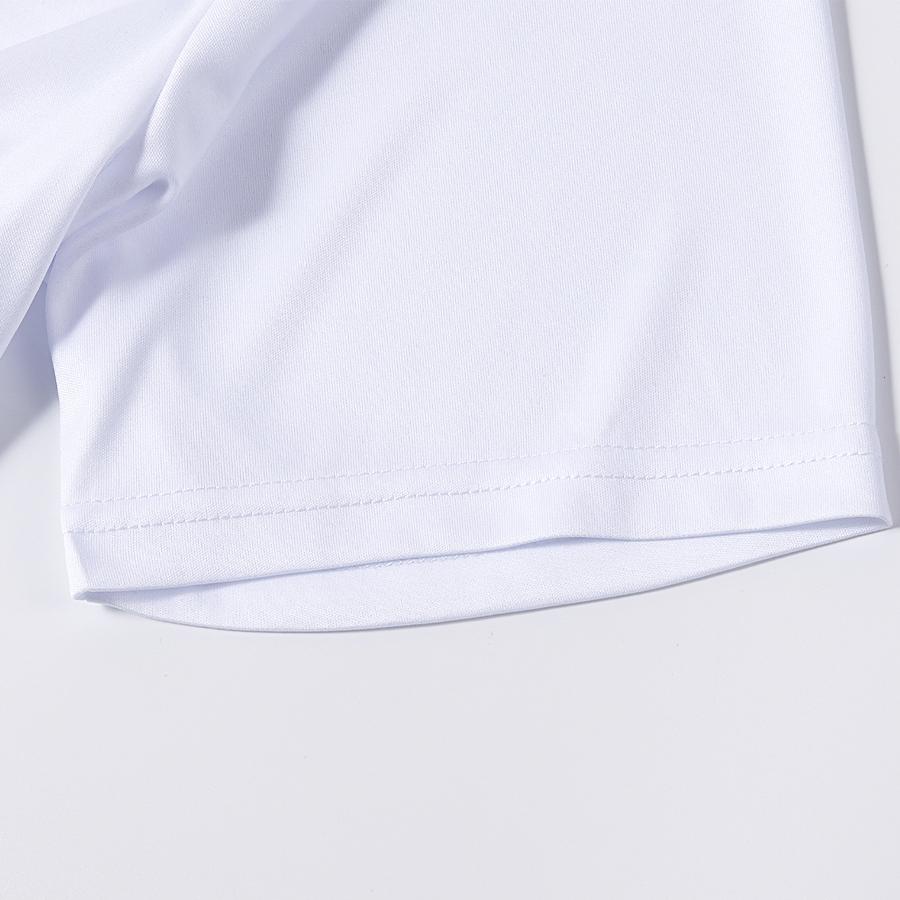 Adult quick-drying sports short-sleeve [white]
