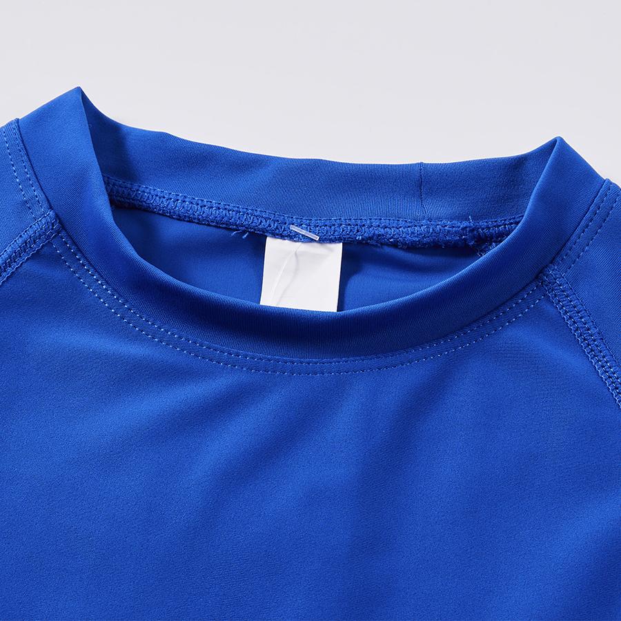 Children's fashionable short-sleeved swimsuit [blue]