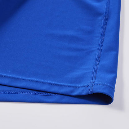 Children's fashionable short-sleeved swimsuit [blue]