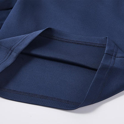 Men's knitted sports shorts [navy blue]