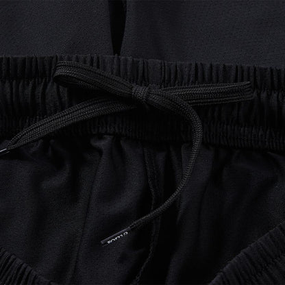 Men's Knitted Volleyball Shorts [Black]