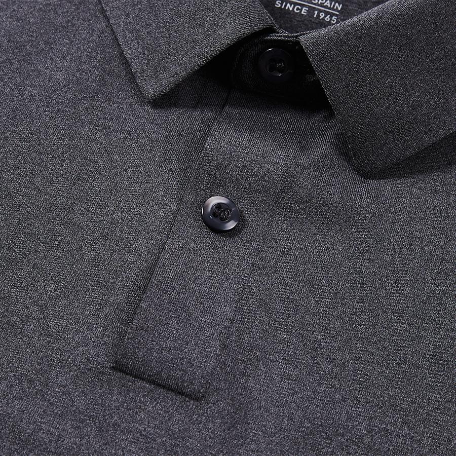 Men's elastic POLO shirt [black] 