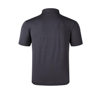 Men's elastic POLO shirt [black] 