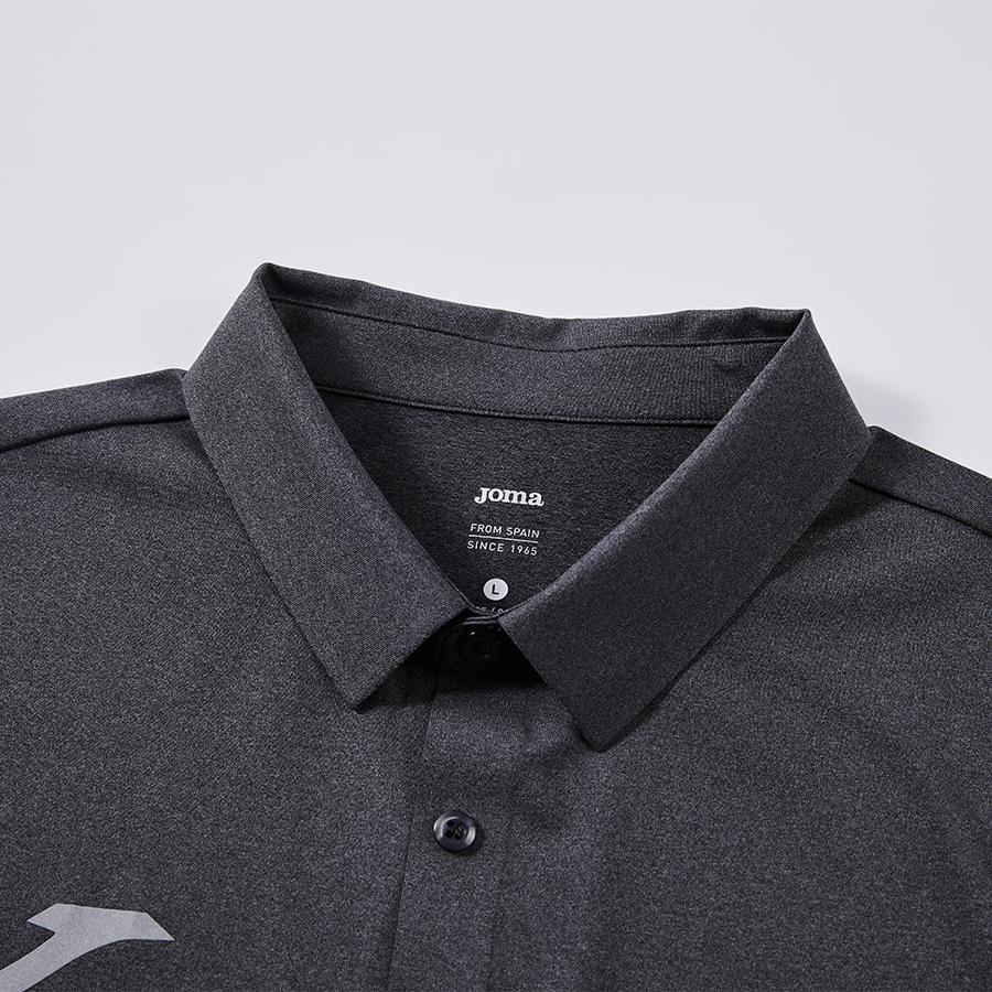 Men's elastic POLO shirt [black] 