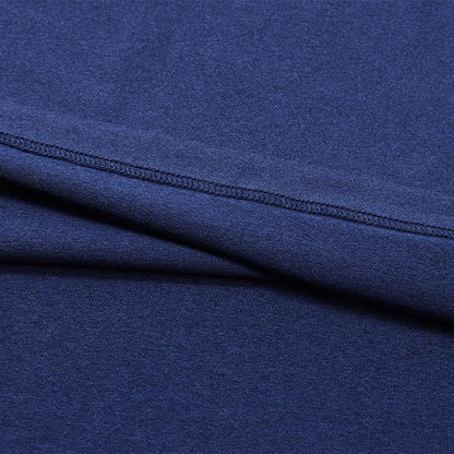 Men's elastic POLO shirt [navy blue] 
