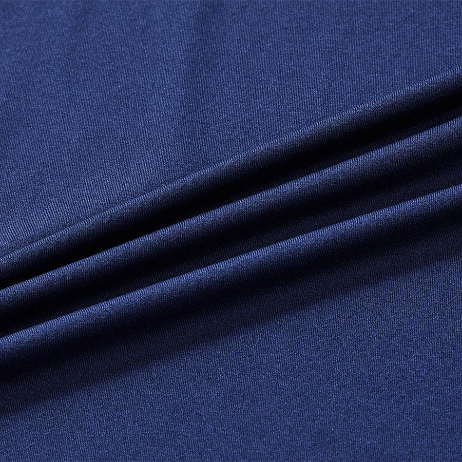Men's elastic POLO shirt [navy blue] 