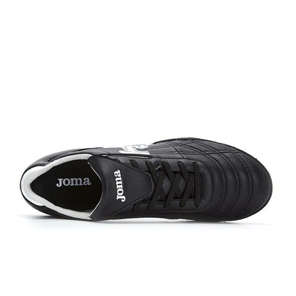 Children's kangaroo leather shredded football shoes COLOR RETRO TF [black]