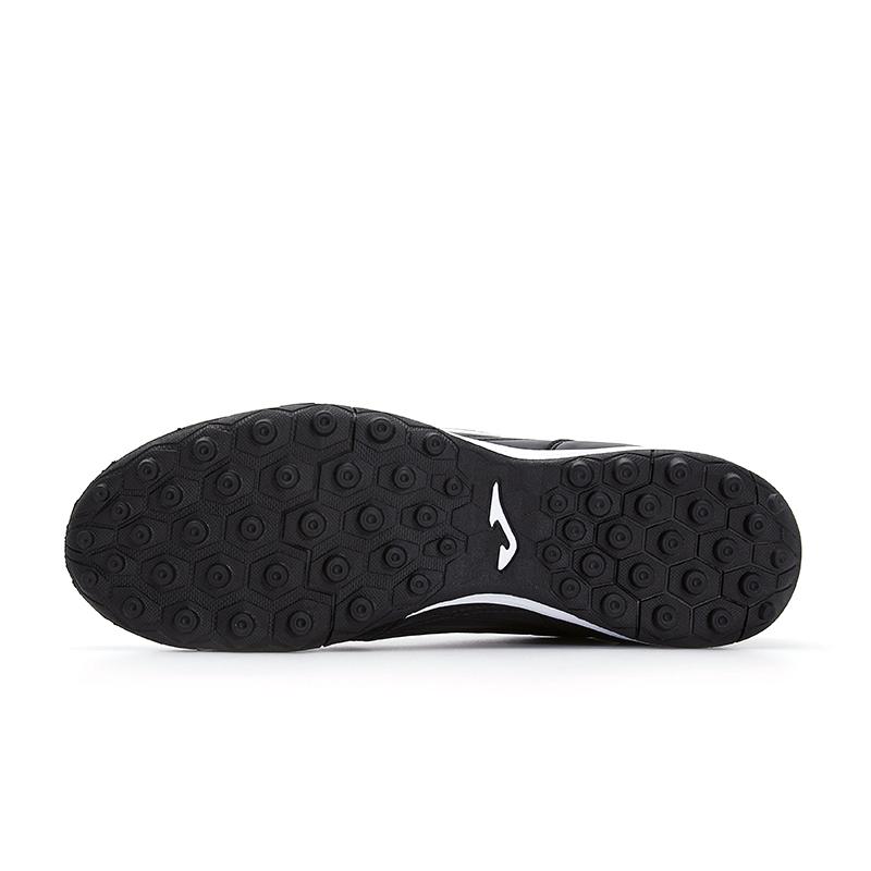 Children's kangaroo leather shredded football shoes COLOR RETRO TF [black]