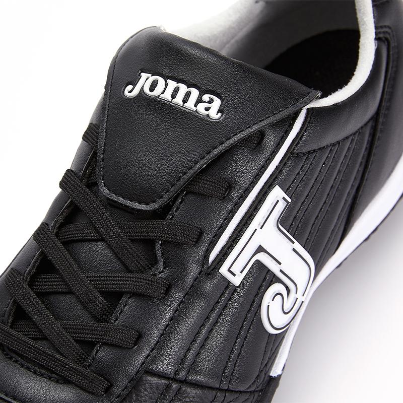 Children's kangaroo leather shredded football shoes COLOR RETRO TF [black]