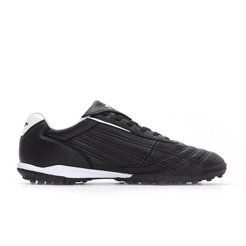 Children's kangaroo leather shredded football shoes COLOR RETRO TF [black]