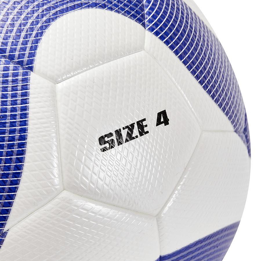 Futsal Low Bounce Football [No. 4] - White and Blue