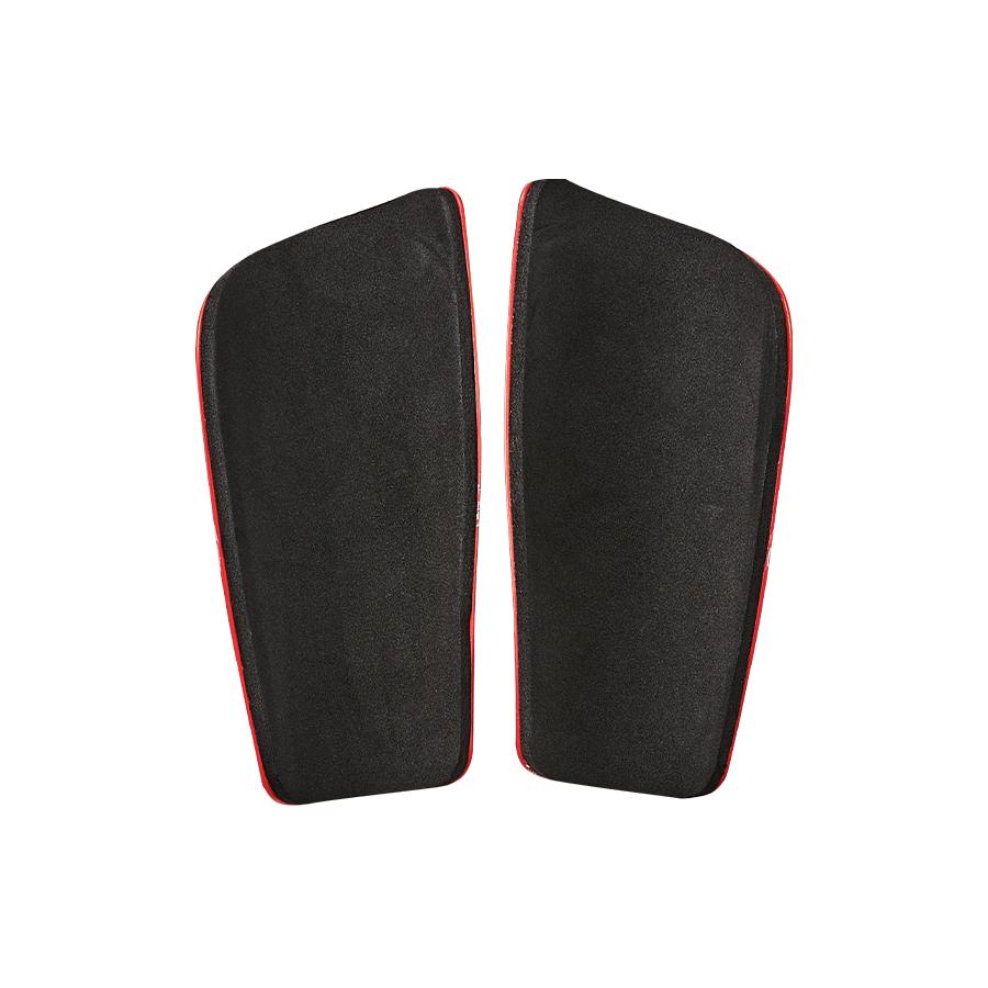 Professional football shin guards [red]
