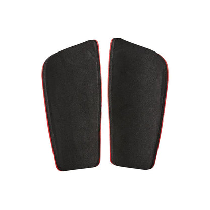 Professional football shin guards [red]