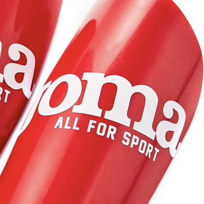 Professional football shin guards [red]