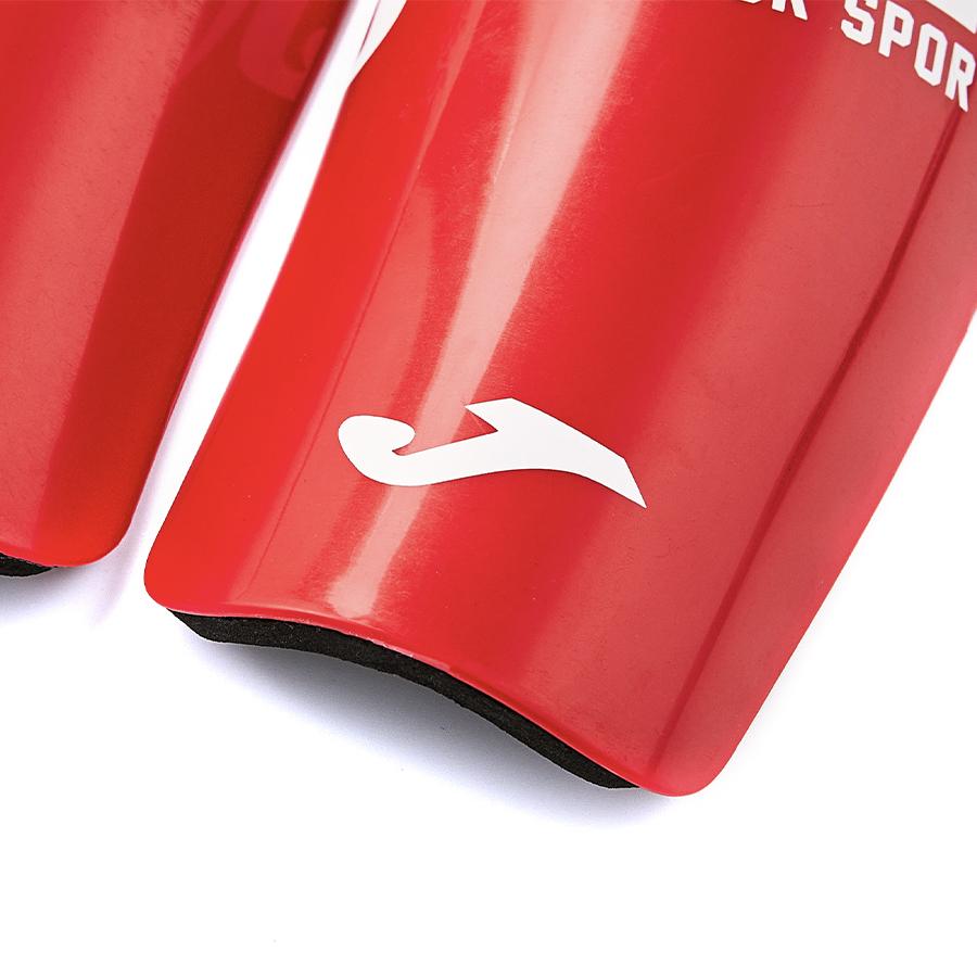 Professional football shin guards [red]