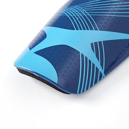 Professional football shin pads [blue] 