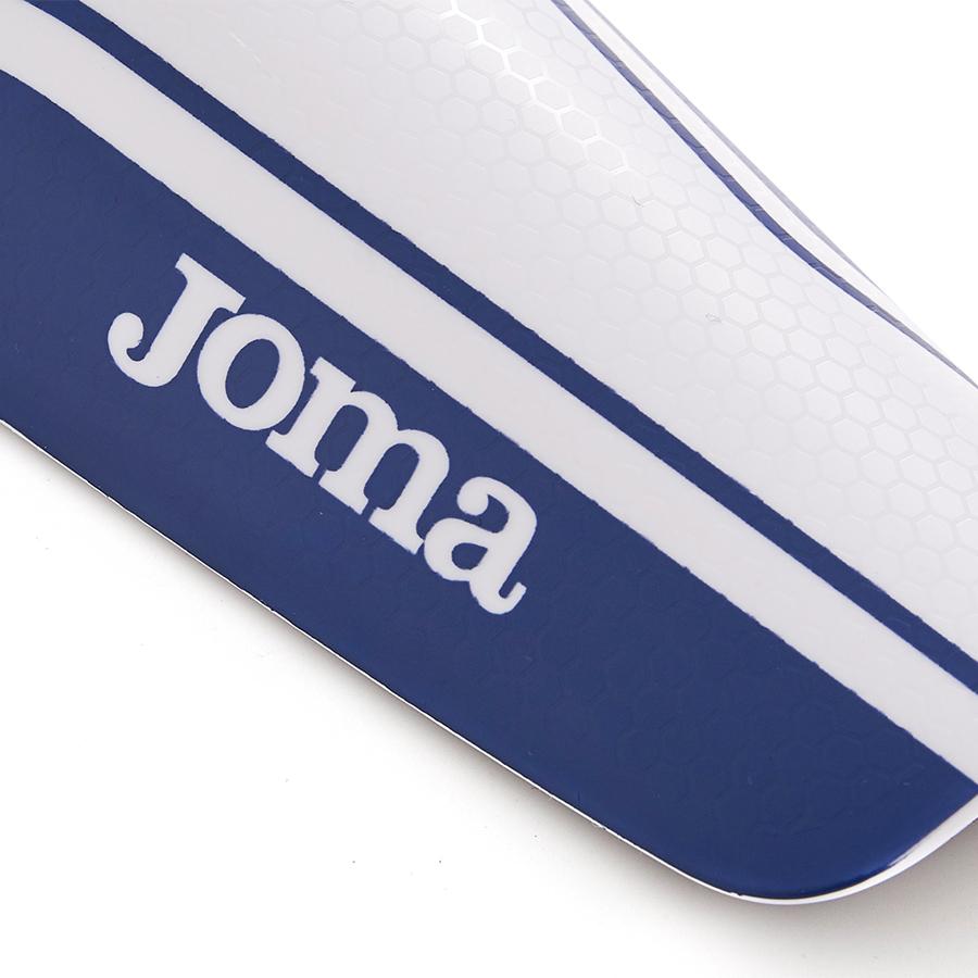 Professional football shin guards [white/blue] 