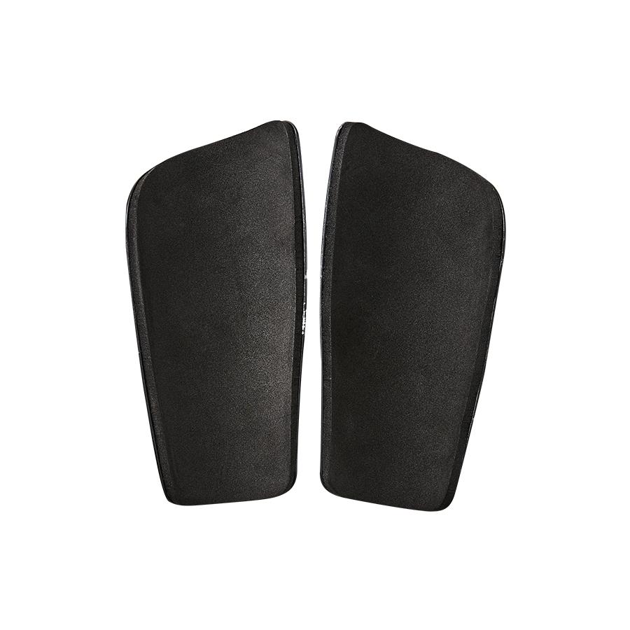 Professional football shin guards [black]