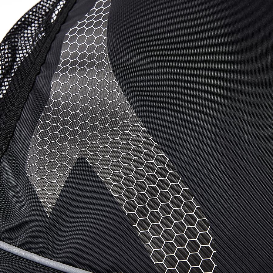 Professional sports zip-up rucksack [black] 