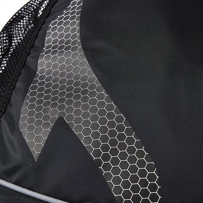 Professional sports zip-up rucksack [black] 