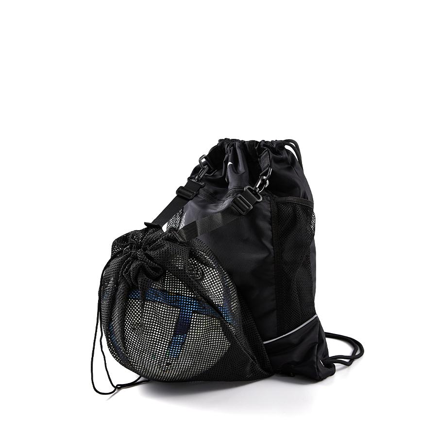 Professional sports zip-up rucksack [black] 
