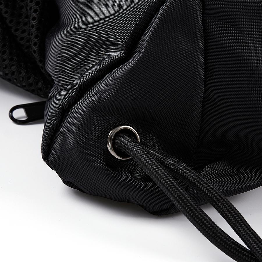 Professional sports zip-up rucksack [black] 