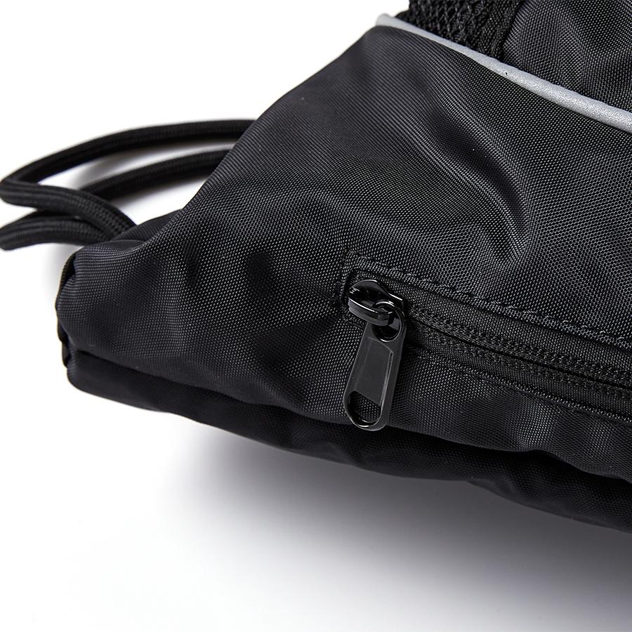 Professional sports zip-up rucksack [black] 