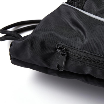 Professional sports zip-up rucksack [black] 