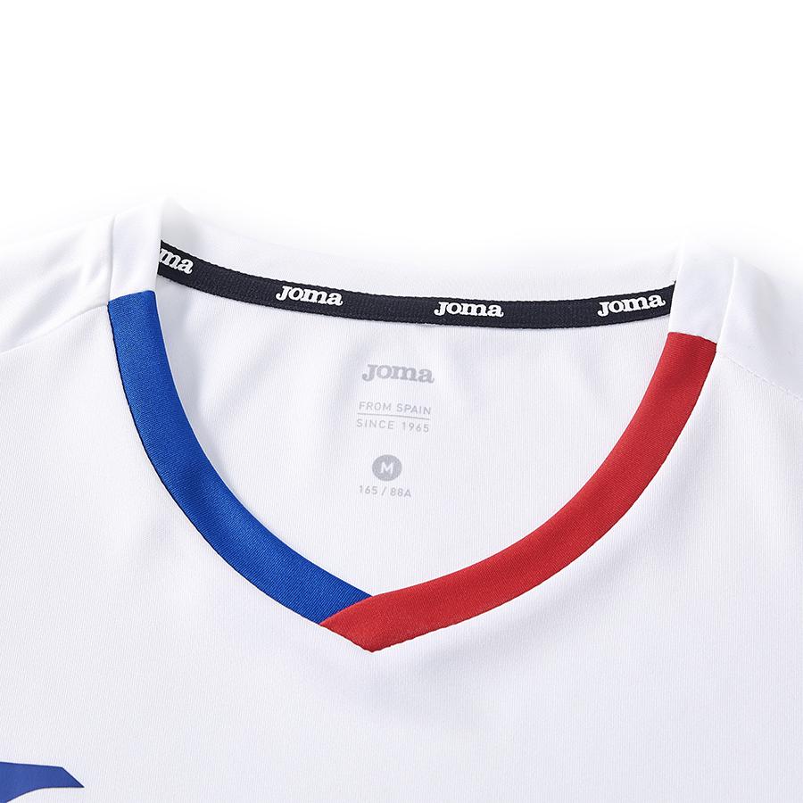 Women's V-neck quick-drying tennis T-shirt [white] 