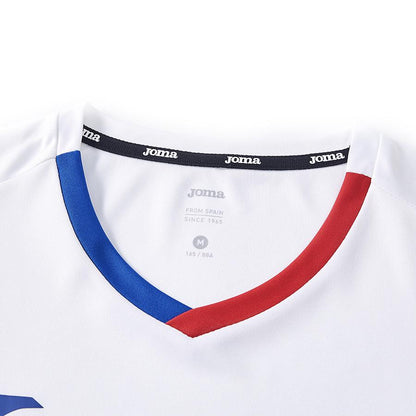 Women's V-neck quick-drying tennis T-shirt [white] 