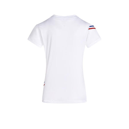Women's V-neck quick-drying tennis T-shirt [white] 