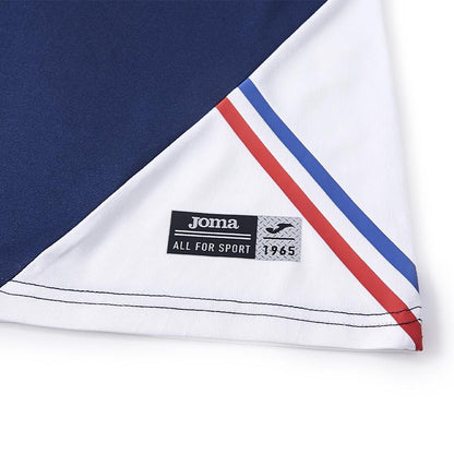 Women's V-neck quick-drying tennis T-shirt [navy blue] 